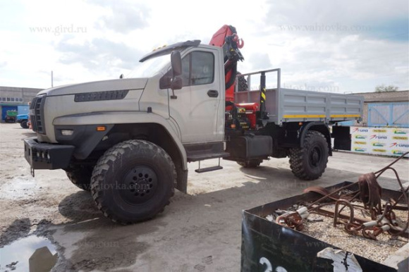 Бортовой автомобиль Урал Next 43206 с КМУ ИМ-150N 5