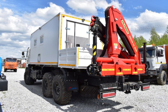 Маслостанция КамАЗ 43118-3090-80 с КМУ ИМ-150N 3