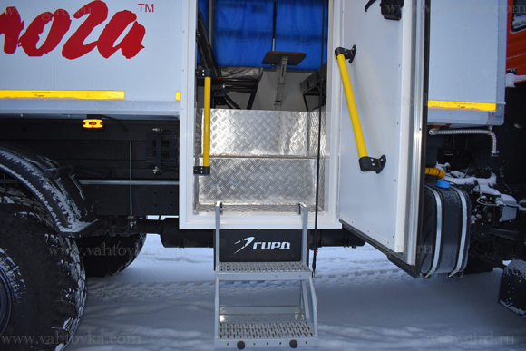 Вахтовый автобус КамАЗ 43118, 14 мест, с КМУ РК 4200 2