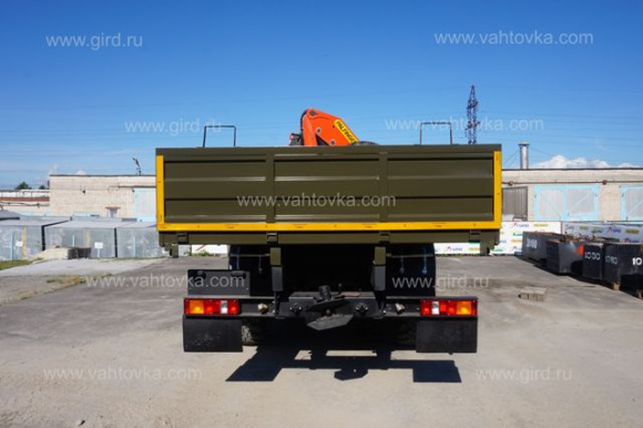 Урал 4320-1982-60М с двухрядной кабиной и КМУ РК 23500 6