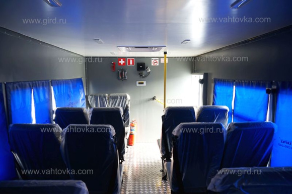 Вахтовый автобус "Берлога" на шасси КамАЗ 43502 7