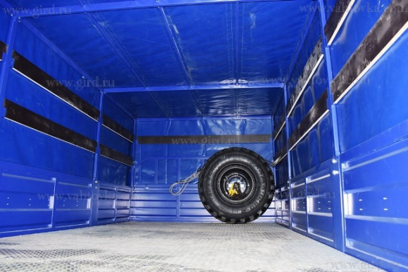 Бортовой автомобиль Урал 4320 тентованный с КМУ ИМ-95 7