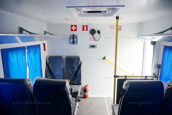 Вахтовый автобус "Берлога" Урал 5557-4512-82 (20 мест) 5