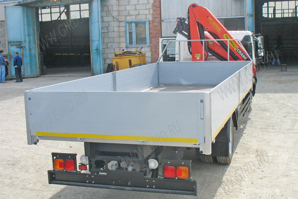 Hino 500 c манипулятором КМУ Palfinger 12000 5