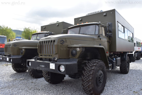 Вахтовый автобус БЕРЛОГА 20 мест на шасси Урал 43206 2