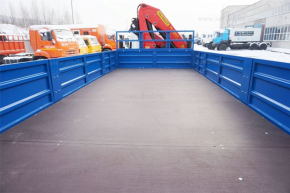 Бортовой автомобиль на шасси Isuzu с КМУ РК 18500 5