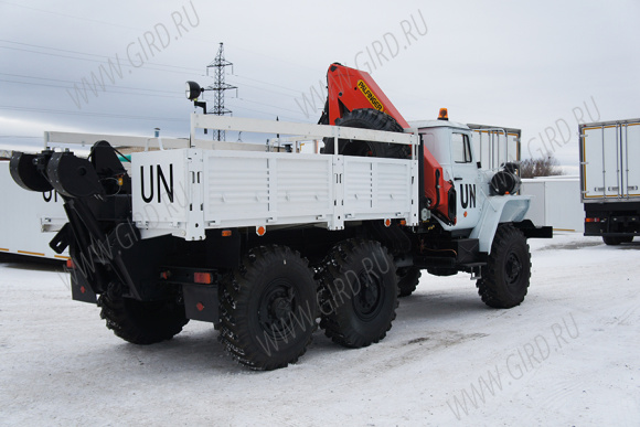 Эвакуатор Урал 4320 с КМУ Palfinger 15500 5