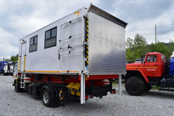 Амбулифт - автолифт на шасси ISUZU NPR 75 L-M 4