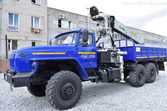 Бортовой автомобиль Урал 4320 с КМУ ИФ-300 2