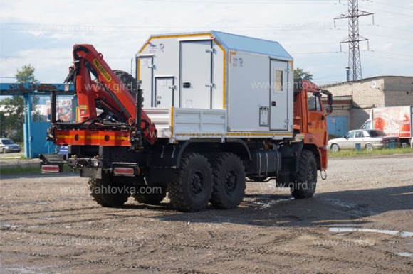 АРОК КамАЗ 43118-3027-46 с КМУ Palfinger РК-8500 3
