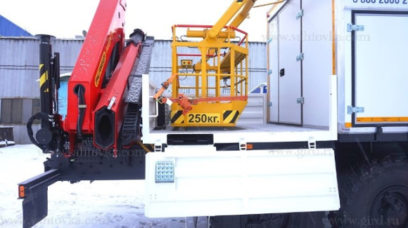 Маслостанция Урал 4320-4972-85 с КМУ ИМ-150N 5