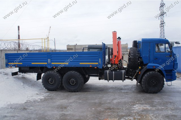 КамАЗ 43118 с КМУ Palfinger PK 15500 (длина борта 6200) 3