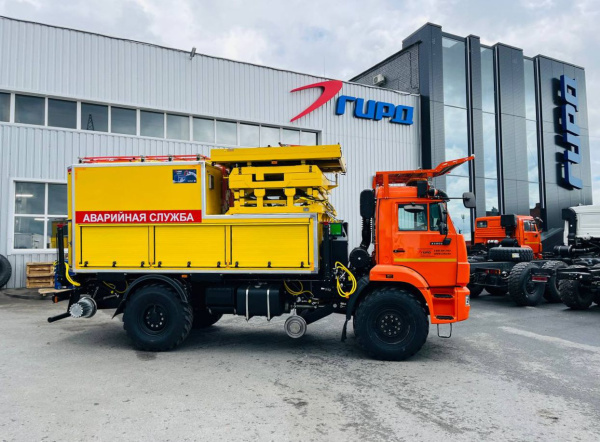 Подъемник самоходный ТСПП-ГИРД на шасси КАМАЗ 43502 Подъемник самоходный ТСПП-ГИРД на шасси КАМАЗ 43502