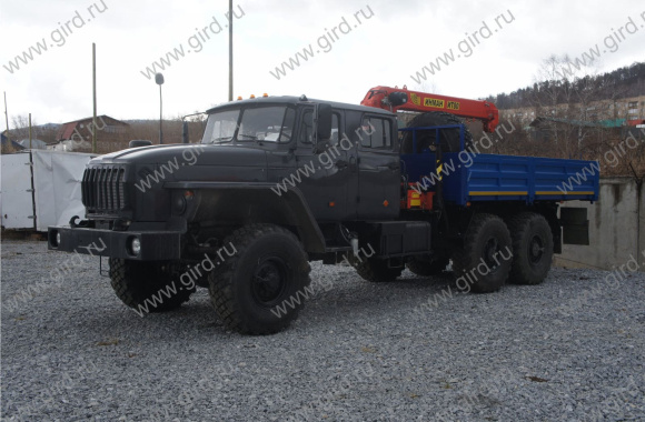 Урал 4320-1912-60 с двухрядной кабиной и КМУ ИТ-80 3