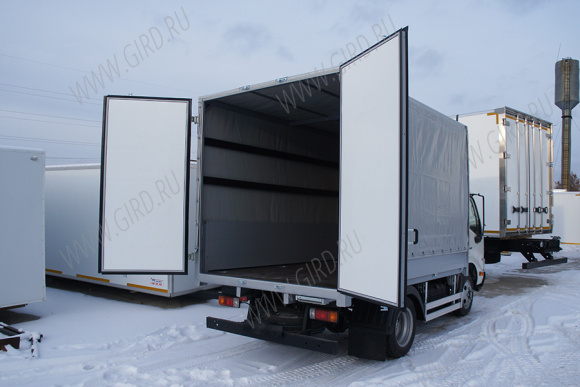 Hino 300 (XZU600L) тент с распашными дверями 3