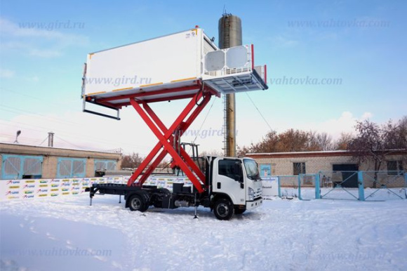 Автолифт на шасси Isuzu 3