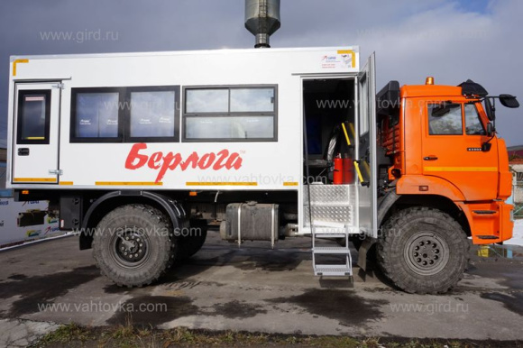 Вахтовый автобус "Берлога" на шасси КамАЗ 43502 5