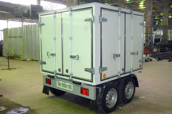 Изотермические фургоны на автомобильных прицепах Knott 4