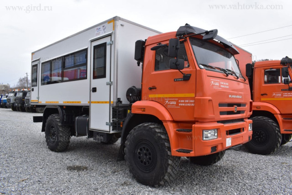 Вахтовый автобус БЕРЛОГА 22 пассажирских места на шасси Камаз 43502 1
