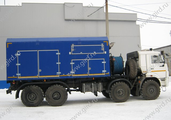 Мобильная азотная установка КамАЗ 63501 3