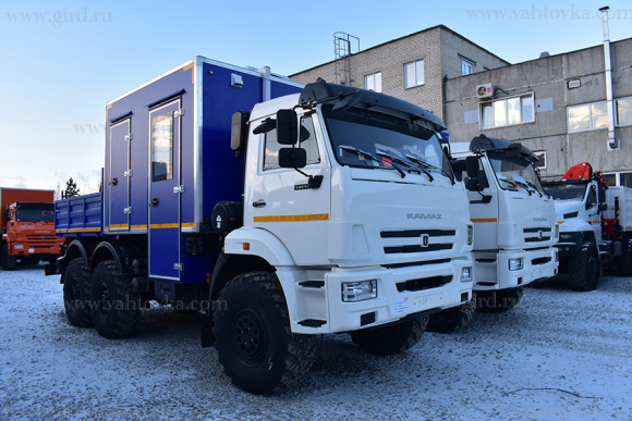 Вахтовый автобус КамАЗ 43118, 8 мест, с КМУ РК 4200А