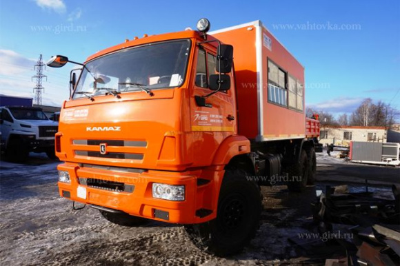 Автобус вахтовый КамАЗ 43118-3027-46 с КМУ ИМ-55 2