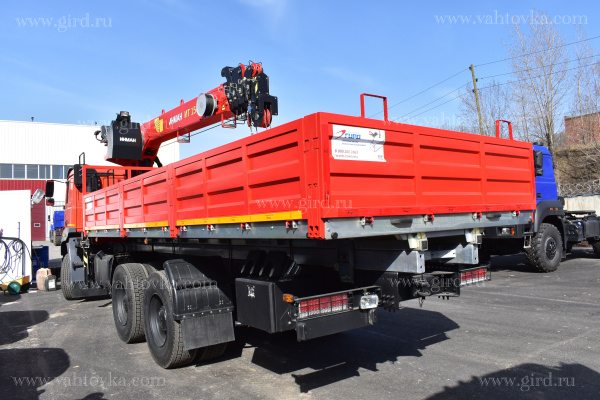 Бортовой автомобиль на шасси Урал С35510 с КМУ ИТ-150 2