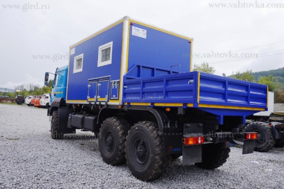 ПАРМ на шасси Урал 4320-4972-82 с грузовой платформой 4