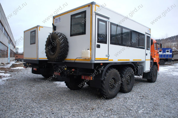 Вахтовый автобус 58498Е Камаз 43118 (22 места) с ДЗК 2