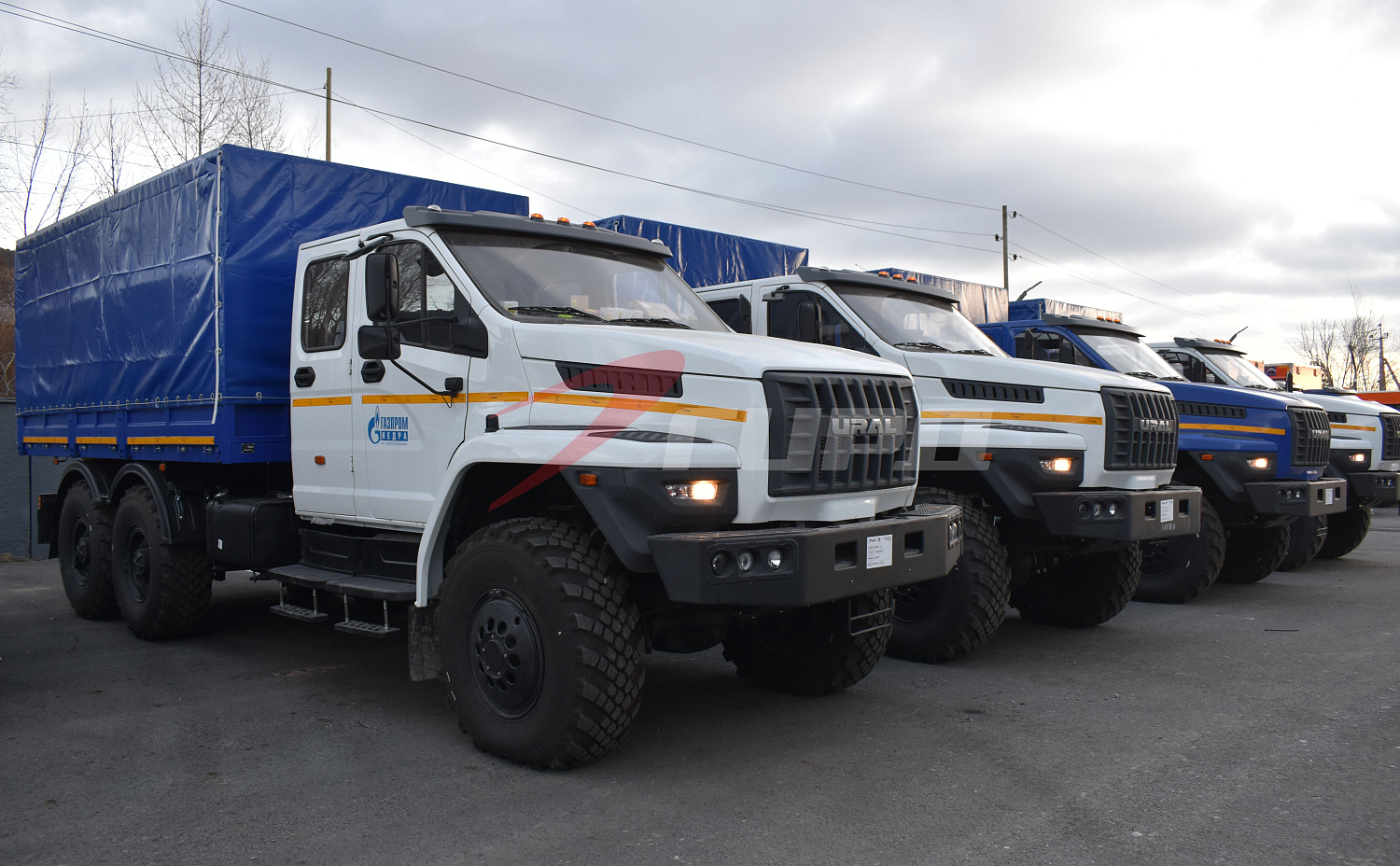 4 бортовых автомобиля на шасси УРАЛ NEXT 