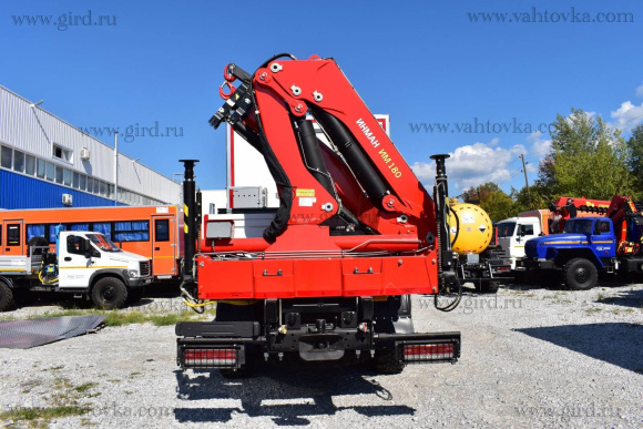 ПАРМ с КМУ ИМ-180А и с бортовой платформой на шасси Камаз 43118-3027-50 3