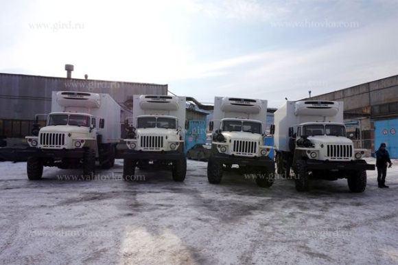 Фургон изотермический на шасси Урал 432007-30 с ХОУ 7